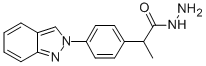2-(4-(2H-Indazol-2-il)fenil)propionidrazide [Italian] Struktur