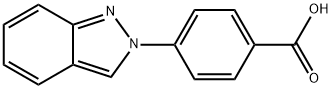 p-(2H-Indazol-2-yl)-benzoic acid Struktur