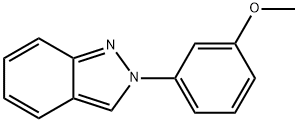 2-(3-Methoxyphenyl)-2H-indazole Struktur