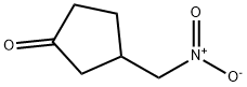 3-(硝甲基)环戊酮, 81266-47-9, 结构式