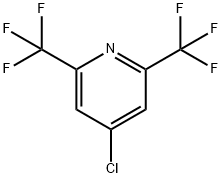 4-CHLORO-2,6-BIS(TRIFLUOROMETHYL)PYRIDINE) Struktur