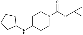 1-BOC-4-CYCLOPENTYLAMINO-PIPERIDINE Struktur