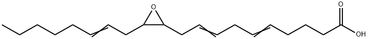 (5Z,8Z,11R,12S,14Z)-11,12-エポキシ-5,8,14-イコサトリエン酸 化学構造式