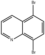 5,8-ジブロモキノリン 臭化物 化学構造式