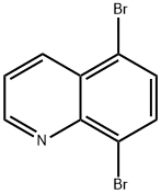 5,8-Dibromoquinoline Structure