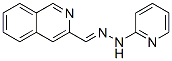 3-Isoquinolinecarbaldehyde (pyridin-2-yl)hydrazone 结构式