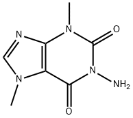 5-氨基-3,7-二甲基黄嘌呤, 81281-47-2, 结构式