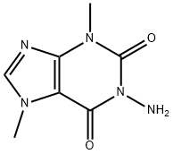 5-Amino-3,7-dimethylxanthine Structure