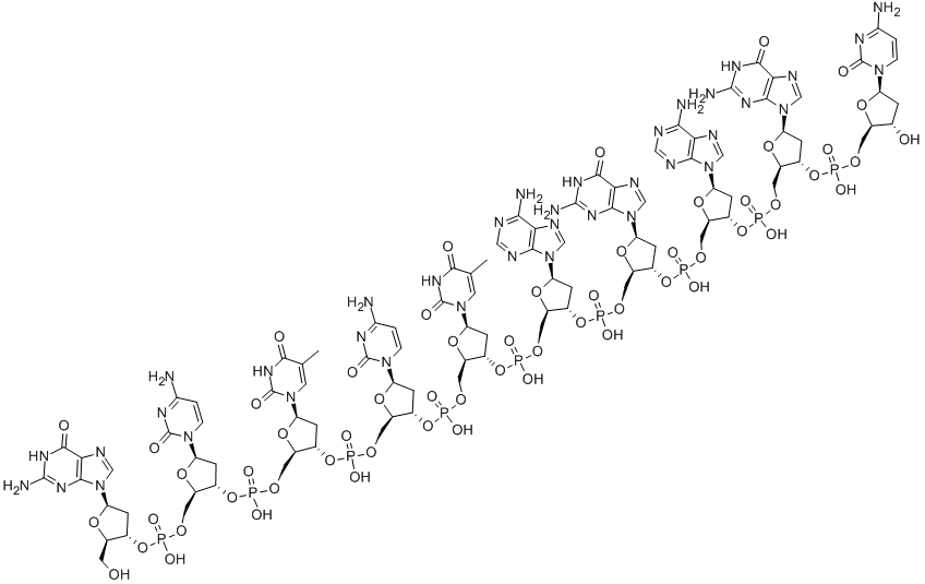 制限エンドヌクレアーゼXBA I (高濃度品) 化学構造式