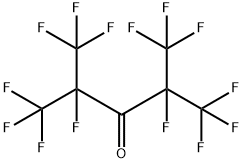 1,1,1,2,4,5,5,5-オクタフルオロ-2,4-ビス(トリフルオロメチル)-3-ペンタノン 化学構造式