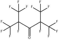 BIS(HEPTAFLUOROISOPROPYL)KETONE Structure