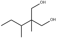 2-methyl-2-(1-methylpropyl)propane-1,3-diol Struktur
