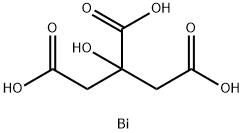 Bismuth citrate  Struktur