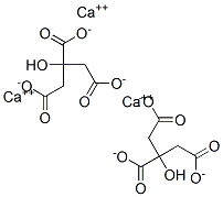 カルシウム/3-ヒドロキシ-3,4-ジカルボキシブタノアート,(3:2) 化学構造式