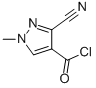 1H-Pyrazole-4-carbonyl chloride, 3-cyano-1-methyl- (9CI) Struktur