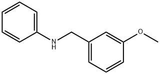 3-甲氧基-N-苯基苄胺, 81308-21-6, 结构式