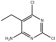 4-PYRIMIDINAMINE, 2,6-DICHLORO-5-ETHYL- Struktur