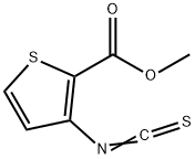 METHYL 3-ISOTHIOCYANATOTHIOPHENE-2-CARBOXYLATE Struktur