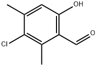 5-CHLORO-2-HYDROXY-4-METHYL-BENZALDEHYDE 化学構造式