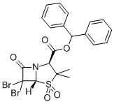 BENZHYDRYL 6,6-DIBROMOPENICILLINATE SULFONE Struktur