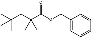 2,2,4,4-テトラメチルペンタン酸ベンジル 化学構造式