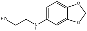 N-羟乙基-3,4-亚甲二氧基苯胺盐酸盐 结构式