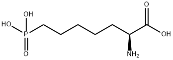 L-(+)-2-氨基-7-膦酸基庚酸,81338-24-1,结构式
