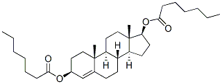 androst-4-ene-3 beta,17 beta-diol dienanthate 化学構造式