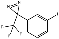 3-(trifluoromethyl)-3-(3-iodophenyl)diazirine Struktur