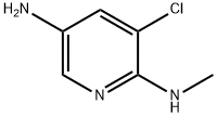N-(5-Amino-3-chloro-2-pyridinyl)-N-methylamine Structure