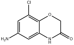 6-amino-8-chloro-2H-1,4-benzoxazin-3(4H)-one(SALTDATA: FREE) Structure