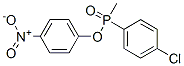 4-Nitrophenyl (4-chlorophenyl)methylphosphinate Struktur