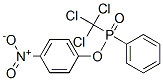 4-Nitrophenyl phenyl(trichloromethyl)phosphinate 化学構造式