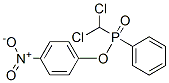 4-Nitrophenyl (dichloromethyl)phenylphosphinate Struktur