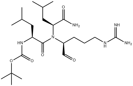 N-ALPHA-T-BOC-DEACETYLLEUPEPTIN 化学構造式