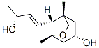 6-Oxabicyclo[3.2.1]octan-3-ol,8-[(1E,3R)-3-hydroxy-1-butenyl]-1,5-dimethyl-,(1S,3S,5R,8R)-(9CI) Structure