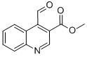 METHYL 4-FORMYLQUINOLINE-3-CARBOXYLATE 化学構造式