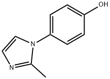 4-(2-メチル-1H-イミダゾール-1-イル)フェノール 化学構造式