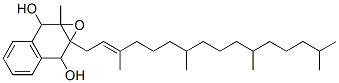 1a-methyl-7a-[(E)-3,7,11,15-tetramethylhexadec-2-enyl]-2,7-dihydronaphtho[2,3-b]oxirene-2,7-diol|
