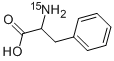 DL-苯丙氨酸-15N, 81387-53-3, 结构式