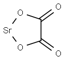 Strontium oxalate  Struktur