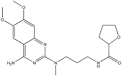 アルフゾシン 化学構造式