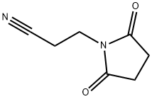 N-2-氰基乙基琥珀酰亚胺, 81416-12-8, 结构式