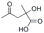 2-hydroxy-2-methyllevulinic acid Structure