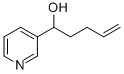 1-PYRIDIN-3-YL-PENT-4-EN-1-OL 结构式