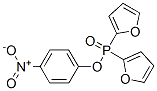 4-Nitrophenyl di-2-furanylphosphinate Structure
