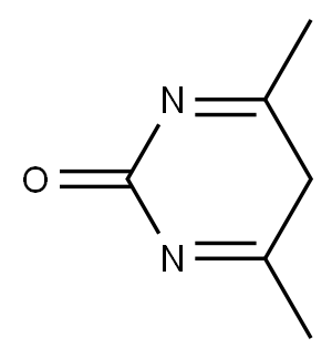 2(5H)-Pyrimidinone, 4,6-dimethyl- (9CI) Struktur
