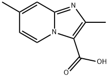 2,7-dimethylimidazo[1,2-a]pyridine-3-carboxylic acid(SALTDATA: FREE) Structure