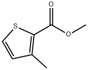 3-メチルチオフェン-2-カルボン酸メチル 化学構造式