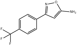 3-(4-三氟甲基苯基)-5-氨基异噁唑, 81465-84-1, 结构式